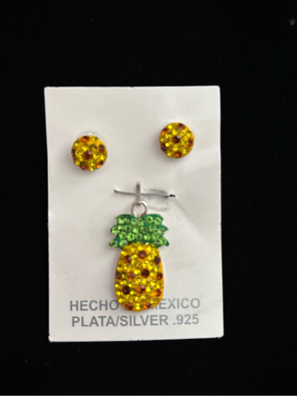 Sterling Silver pineapple set